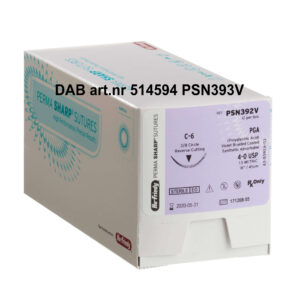 Hu-Friedy Sutur, PGA, 6-0, C-6, 18,7 mm, 45 cm, PSN393V