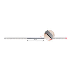 Edenta diamantstrips PFXDS3,röd