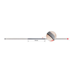 Edenta diamantstrips PFXDS2, röd