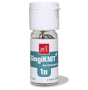 GingiKNIT Strl 00 vit /svart