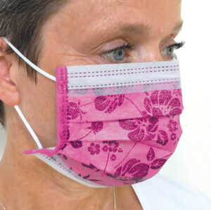Top Dent Munskydd Fuchsia mönstrad