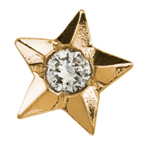 Twinkles 14. Stjärna m diamant guld