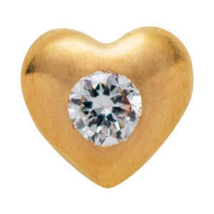 Twinkles 9. Hjärta m diamant guld