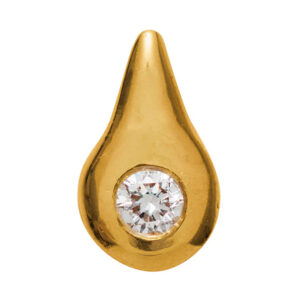 Twinkles 15. Droppe m diamant guld