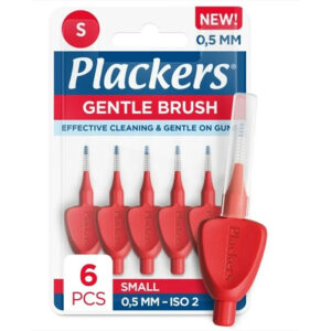 Plackers Gentle Brush Röd, S