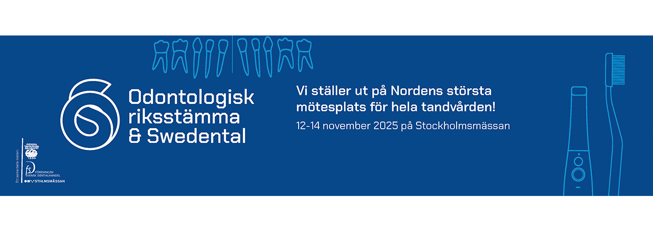 Banner DAB är med på Swedentalmässan