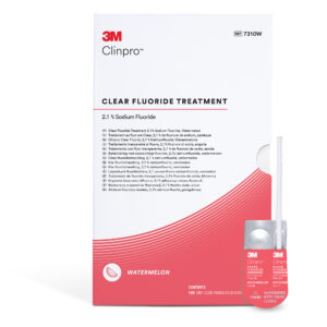 Clinpro Clear fluorlack, vattenmelon singeldos 100