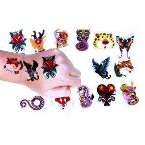 Leksaker blandade Tattoos 144st/fp