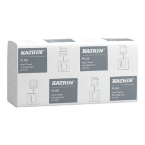 Pappershandduk vit 2-Lager Katrin Plus Z-vikt  21x144 st