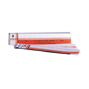 PD Artikulationspapper Blå Rakt 50 my, 12 häften