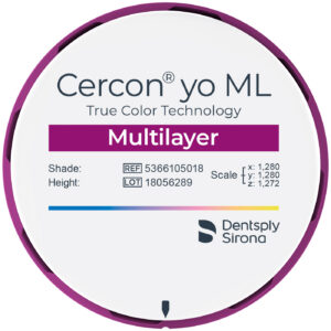 CERCON YO DISK ML, B1, 98 x 25 mm